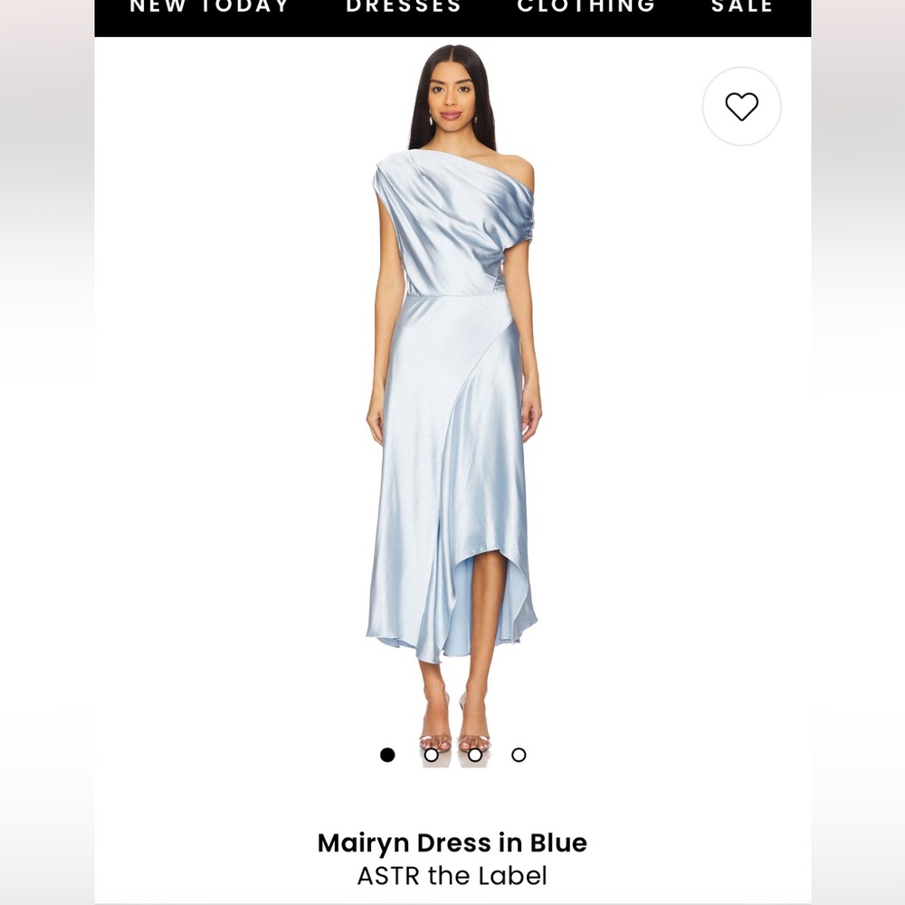 Astr the Label - Blue Asymmetrical Dress